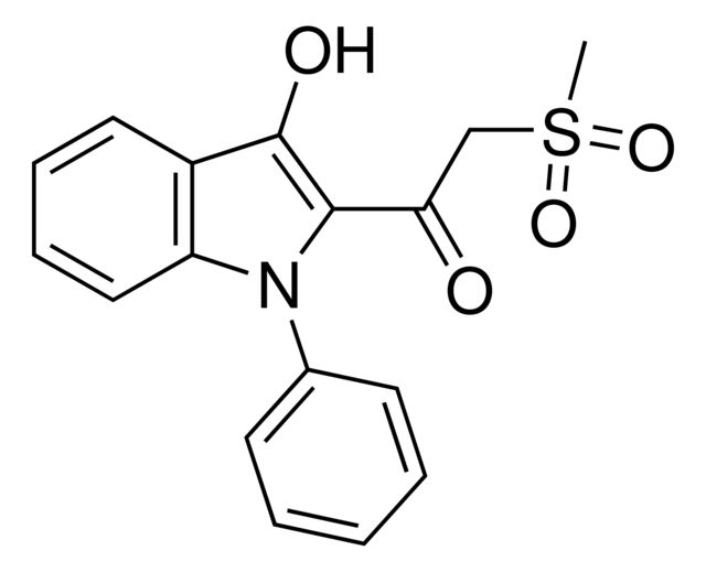 1-(3-Hydroxy-1-phenyl-1H-indol-2-yl)-2-(methylsulfonyl)ethanone