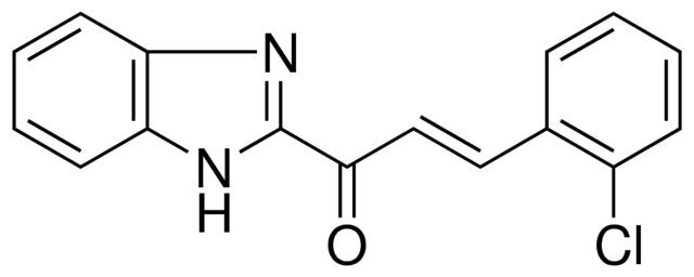 1-(1H-BENZIMIDAZOL-2-YL)-3-(2-CHLOROPHENYL)-2-PROPEN-1-ONE