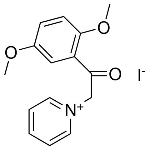 1-(2',5'-DIMETHOXYPHENACYL)-PYRIDINIUM IODIDE