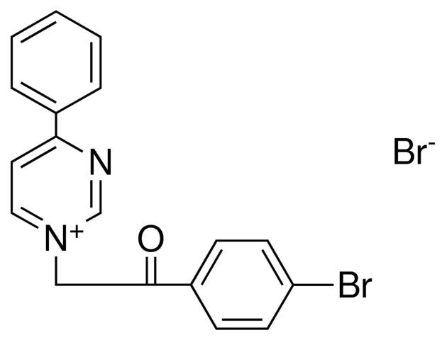 1-(2-(4-BROMO-PHENYL)-2-OXO-ETHYL)-4-PHENYL-PYRIMIDIN-1-IUM, BROMIDE