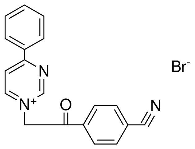 1-(2-(4-CYANO-PHENYL)-2-OXO-ETHYL)-4-PHENYL-PYRIMIDIN-1-IUM, BROMIDE