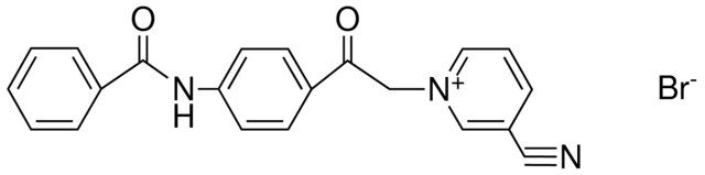 1-(2-(4-BENZOYLAMINO-PHENYL)-2-OXO-ETHYL)-3-CYANO-PYRIDINIUM, BROMIDE