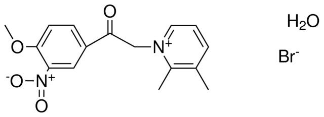 1-(2-(4-METHOXY-3-NITRO-PH)-2-OXO-ET)-2,3-DIMETHYL-PYRIDINIUM, BROMIDE HYDRATE