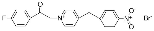 1-(2-(4-FLUORO-PHENYL)-2-OXO-ETHYL)-4-(4-NITRO-BENZYL)-PYRIDINIUM, BROMIDE