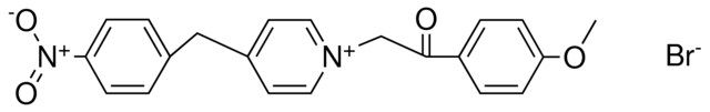 1-(2-(4-METHOXY-PHENYL)-2-OXO-ETHYL)-4-(4-NITRO-BENZYL)-PYRIDINIUM, BROMIDE