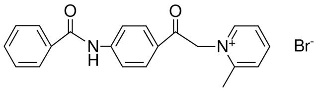 1-(2-(4-BENZOYLAMINO-PHENYL)-2-OXO-ETHYL)-2-METHYL-PYRIDINIUM, BROMIDE