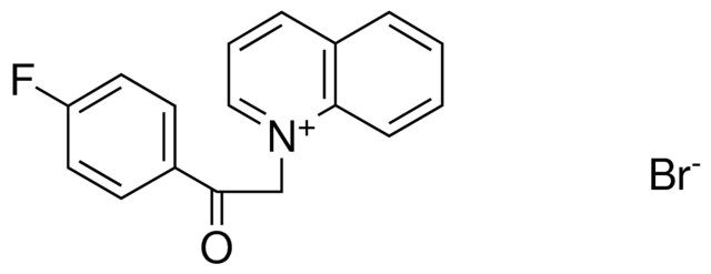 1-(2-(4-FLUORO-PHENYL)-2-OXO-ETHYL)-QUINOLINIUM, BROMIDE