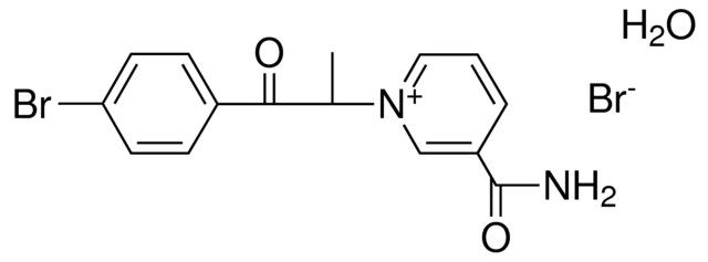 1-(2-(4-BROMO-PH)-1-METHYL-2-OXO-ETHYL)-3-CARBAMOYL-PYRIDINIUM, BROMIDE HYDRATE