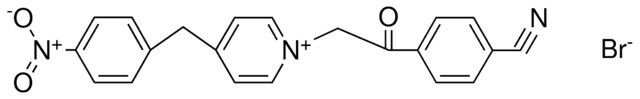 1-(2-(4-CYANO-PHENYL)-2-OXO-ETHYL)-4-(4-NITRO-BENZYL)-PYRIDINIUM, BROMIDE