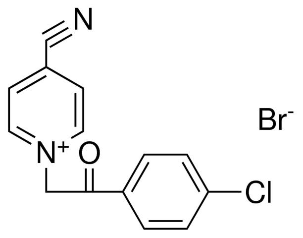 1-(2-(4-CHLORO-PHENYL)-2-OXO-ETHYL)-4-CYANO-PYRIDINIUM, BROMIDE