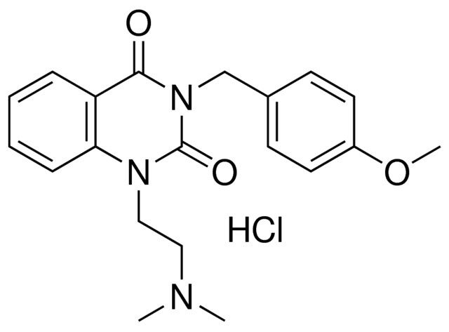 1-(2-(DIMETHYLAMINO)ET)-3-(4-METHOXYBENZYL)-2,4(1H,3H)-QUINAZOLINEDIONE HCL