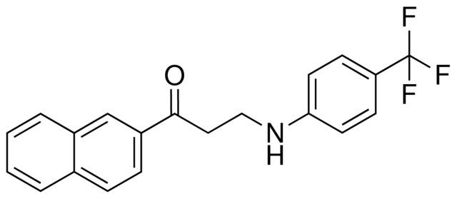 1-(2-NAPHTHYL)-3-(4-(TRIFLUOROMETHYL)ANILINO)-1-PROPANONE