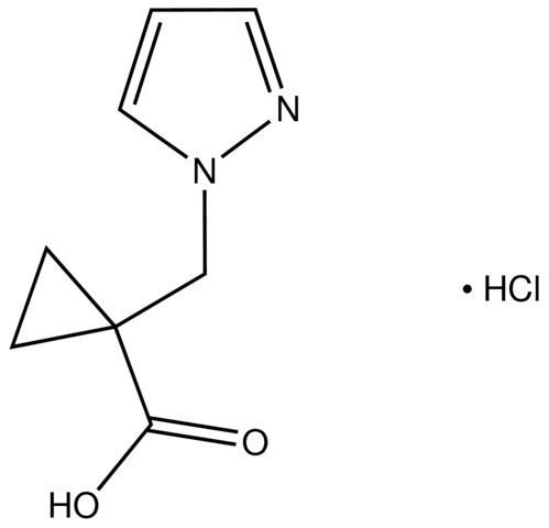 1-(1H-Pyrazol-1-ylmethyl)cyclopropanecarboxylic acid hydrochloride