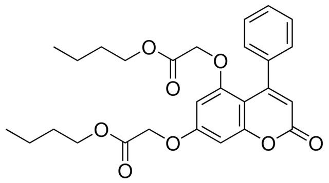 (5-BUTOXYCARBONYLMETHOXY-2-OXO-4-PH-2H-CHROMEN-7-YLOXY)-ACETIC ACID BUTYL ESTER