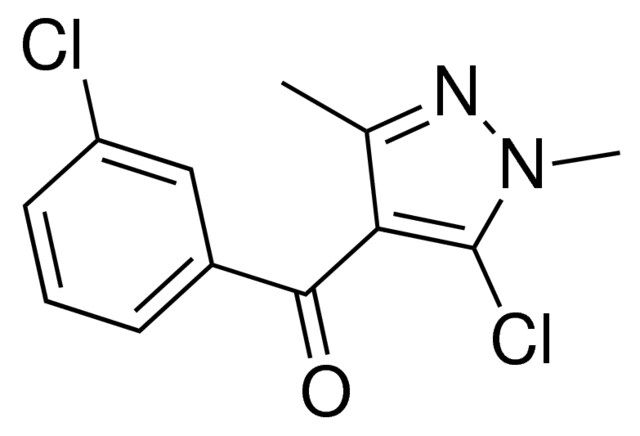 (5-chloro-1,3-dimethyl-1H-pyrazol-4-yl)(3-chlorophenyl)methanone