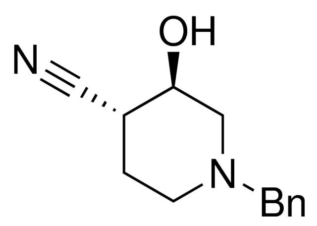 (3R,4R)-rel-3-Hydroxy-1-(phenylmethyl)-4-piperidinecarbonitrile