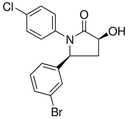 (3S,5S)-5-(3-BROMOPHENYL)-1-(4-CHLOROPHENYL)-3-HYDROXY-2-PYRROLIDINONE