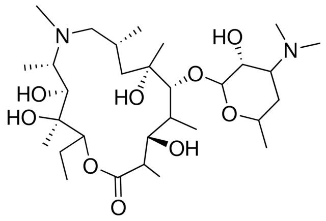 (3S,4S,5S,8R,10S,11R,13S)-2-ETHYL-3,4,10,13-TETRAHYDROXY-3,5,6,8,10,12,14-HEPTAMETHYL-15-OXO-1-OXA-6-AZACYCLOPENTADECAN-11-YL 3,4,6-TRIDEOXY-3-(DIMETHYLAMINO)-D-GLYCERO-HEXOPYRANOSIDE