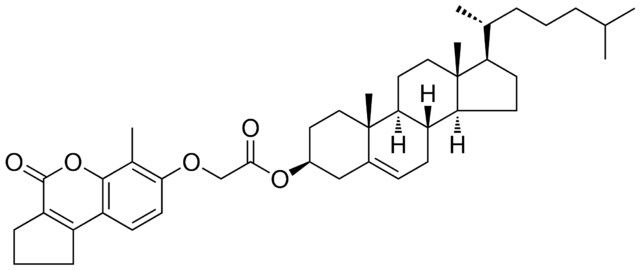 (3BETA)-CHOLEST-5-EN-3-YL [(6-METHYL-4-OXO-1,2,3,4-TETRAHYDROCYCLOPENTA[C]CHROMEN-7-YL)OXY]ACETATE