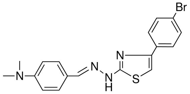 (4-((4-(4-BROMO-PHENYL)-THIAZOL-2-YL)-HYDRAZONOMETHYL)-PHENYL)-DIMETHYL-AMINE