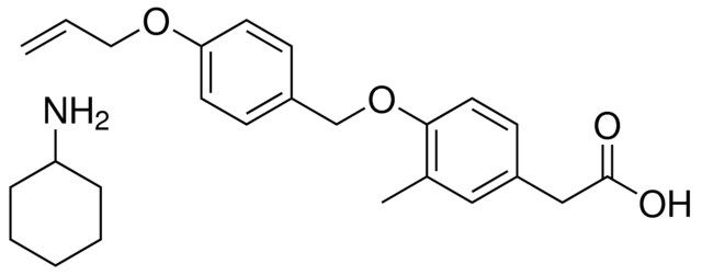 (4-((4-(ALLYLOXY)BENZYL)OXY)-3-METHYLPHENYL)ACETIC ACID, CYCLOHEXYLAMINE SALT