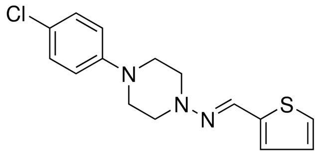 (4-(4-CHLORO-PHENYL)-PIPERAZIN-1-YL)-THIOPHEN-2-YLMETHYLENE-AMINE