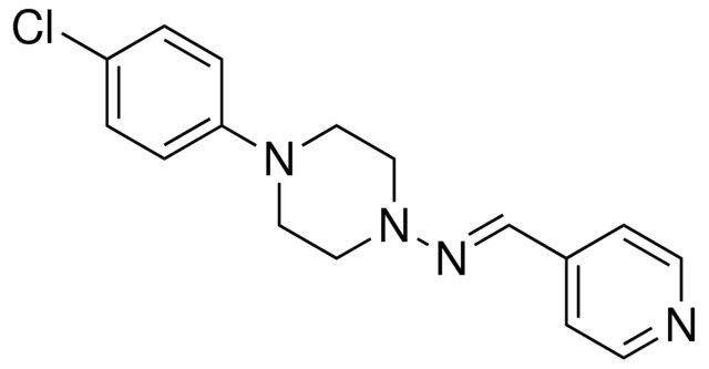 (4-(4-CHLORO-PHENYL)-PIPERAZIN-1-YL)-PYRIDIN-4-YLMETHYLENE-AMINE