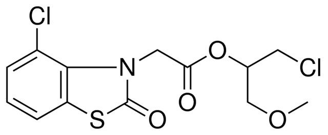 (4-CL-2-OXO-BENZOTHIAZOL-3-YL)-ACETIC ACID 2-CHLORO-1-METHOXYMETHYL-ETHYL ESTER