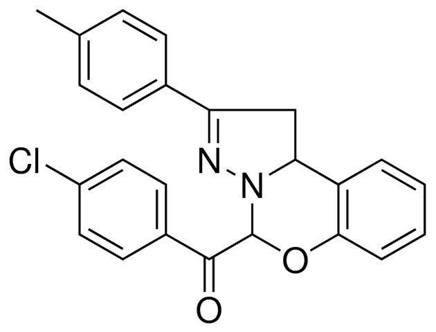 (4-CL-PH)-(2-P-TOLYL-2H-5-OXA-3,3A-DIAZA-CYCLOPENTA(A)NAPHTHALEN-4-YL)-METHANONE