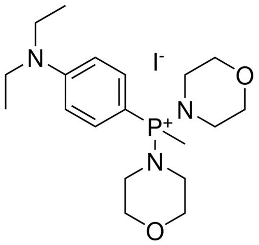 (4-DIETHYLAMINO-PHENYL)-METHYL-DI-MORPHOLIN-4-YL-PHOSPHONIUM, IODIDE