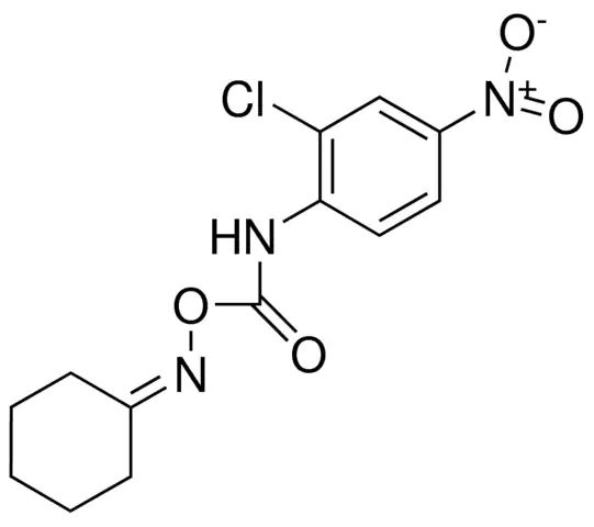 O-(N-(2-CHLORO-4-NITROPHENYL)CARBAMOYL)CYCLOHEXANONE OXIME