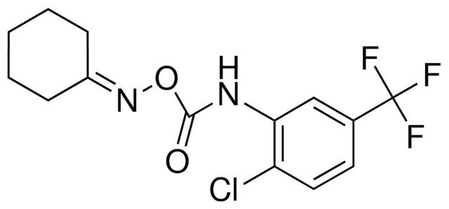 O-(N-(2-CHLORO-5-TRIFLUOROMETHYLPHENYL)CARBAMOYL)CYCLOHEXANONE OXIME