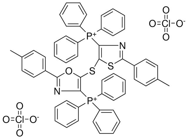 (2-(4-METHYLPHENYL)-5-{[2-(4-METHYLPHENYL)-4-(TRIPHENYLPHOSPHONIO)-1,3-OXAZOL-5-YL]SULFANYL}-1,3-THIAZOL-4-YL)(TRIPHENYL)PHOSPHONIUM DIPERCHLORATE