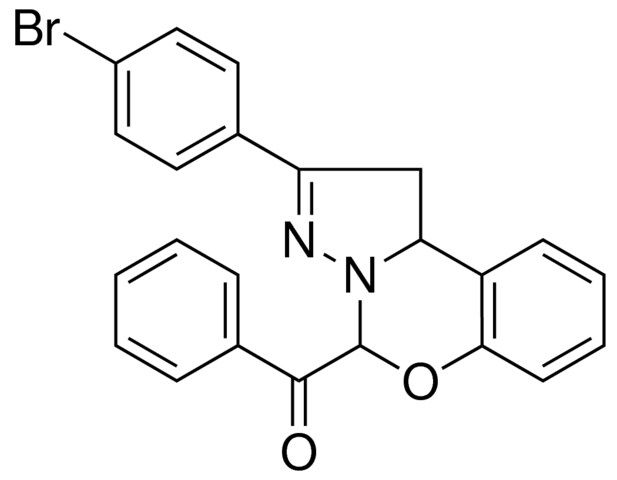 (2-(4-BR-PH)-1,9B-2H-5-OXA-3,3A-DIAZA-CYCLOPENTA(A)NAPHTHALEN-4-YL)-PH-METHANONE