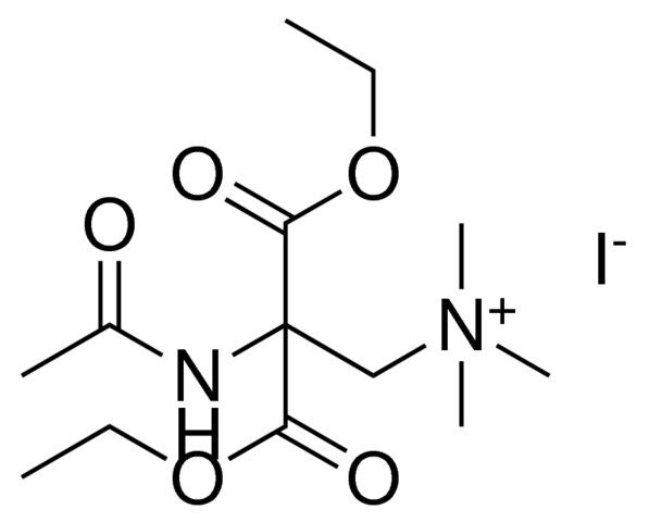 (2-ACETYLAMINO-2,2-BIS-ETHOXYCARBONYL-ETHYL)-TRIMETHYL-AMMONIUM, IODIDE