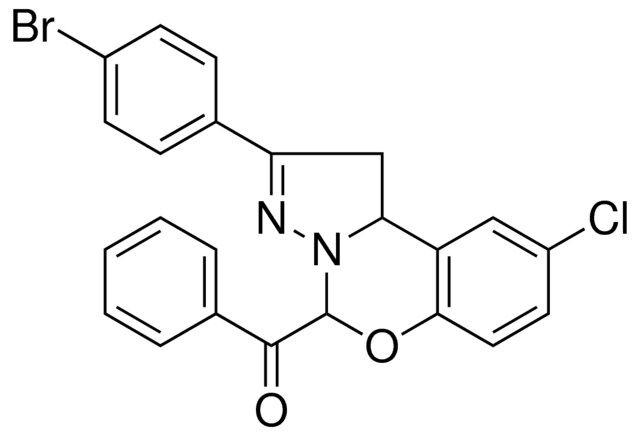 (2-(4-BR-PH)-8-CL-2H-5-OXA-3,3A-DIAZA-CYCLOPENTA(A)NAPHTHALEN-4-YL)-PH-METHANONE