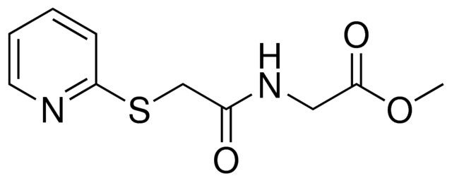 (2-(PYRIDIN-2-YLSULFANYL)-ACETYLAMINO)-ACETIC ACID METHYL ESTER