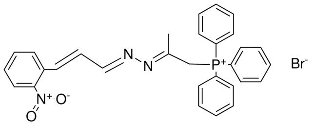 (2-(2-NITROCINNAMYLIDENEHYDRAZINYLIDENE)PROPYL)TRIPHENYLPHOSPHONIUM BROMIDE