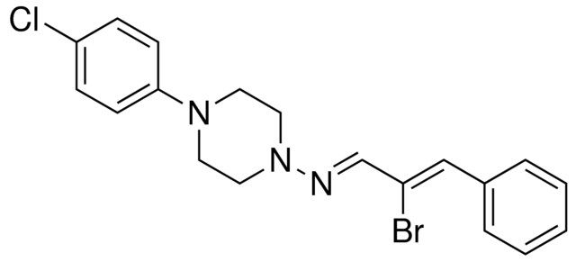 (2-BROMO-3-PHENYL-ALLYLIDENE)-(4-(4-CHLORO-PHENYL)-PIPERAZIN-1-YL)-AMINE