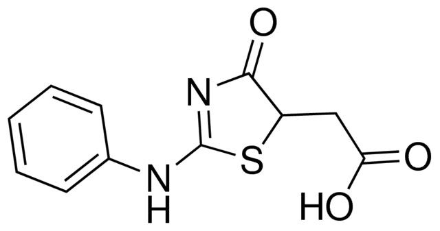 (2-anilino-4-oxo-4,5-dihydro-1,3-thiazol-5-yl)acetic acid