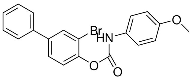 (2-BROMO-4-PHENYL)PHENYL N-(4-METHOXYPHENYL)CARBAMATE