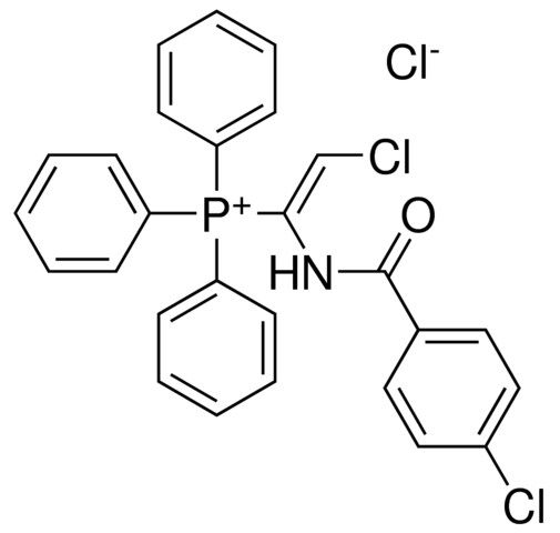 (2-CHLORO-1-(4-CHLORO-BENZOYLAMINO)-VINYL)-TRIPHENYL-PHOSPHONIUM, CHLORIDE