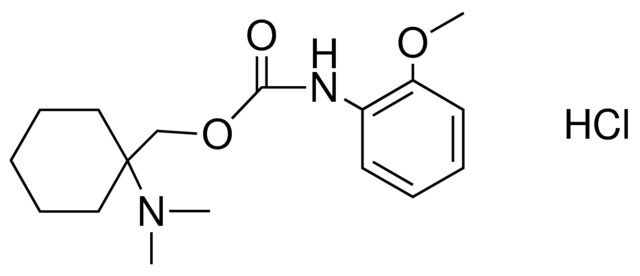 (2-MEO-PH)-CARBAMIC ACID 1-DIMETHYLAMINO-CYCLOHEXYLMETHYL ESTER, HYDROCHLORIDE