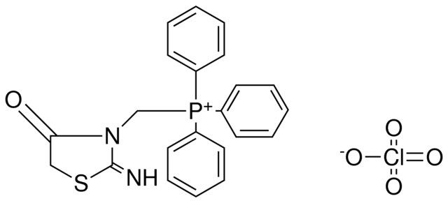 (2-IMINO-4-OXO-THIAZOLIDIN-3-YLMETHYL)-TRIPHENYL-PHOSPHONIUM, PERCHLORATE