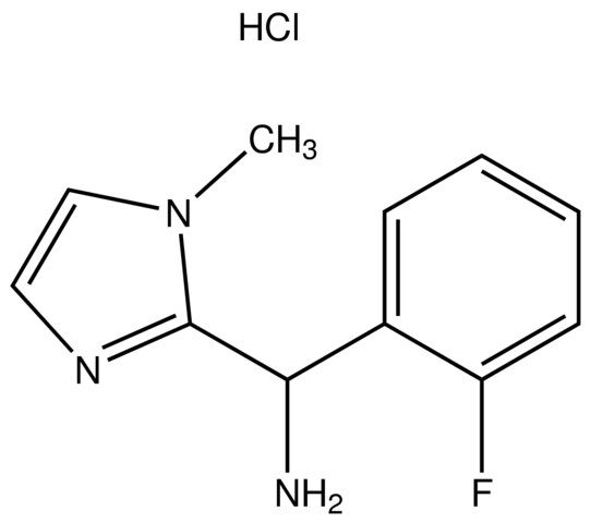 (2-Fluorophenyl)(1-methyl-1<i>H</i>-imidazol-2-yl)methanamine hydrochloride