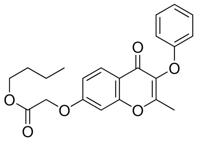 (2-METHYL-4-OXO-3-PHENOXY-4H-CHROMEN-7-YLOXY)-ACETIC ACID BUTYL ESTER