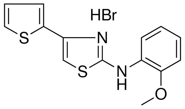 (2-METHOXY-PHENYL)-(4-THIOPHEN-2-YL-THIAZOL-2-YL)-AMINE, HYDROBROMIDE