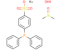 Diphenyl(p-sulfonatophenyl)phosphine monohydrate dimethylsulfoxide adduct, potassium salt