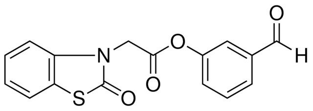 (2-OXO-BENZOTHIAZOL-3-YL)-ACETIC ACID 3-FORMYL-PHENYL ESTER