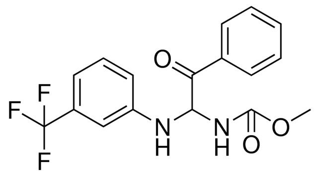 (2-OXO-2-PH-1-(3-TRIFLUOROMETHYL-PHENYLAMINO)-ETHYL)-CARBAMIC ACID METHYL ESTER